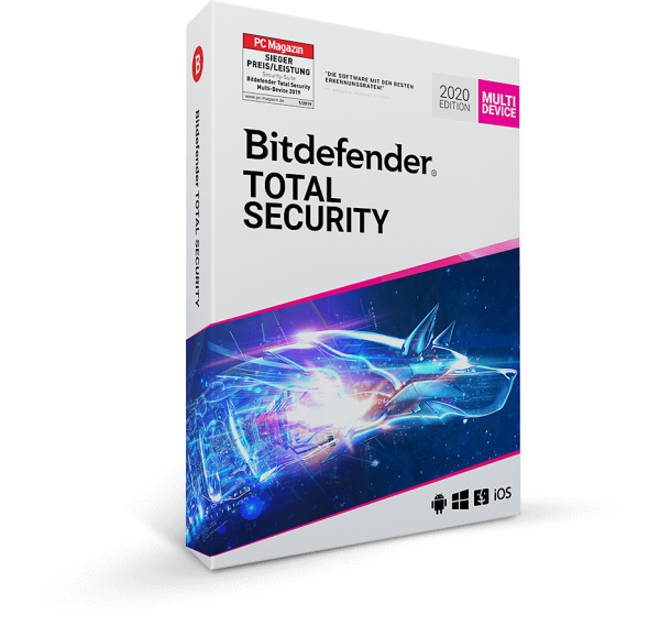 Bitdefender Total Security 2020, 3 lata, pełna wersja, Multi Device