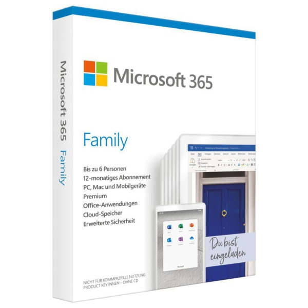 Microsoft 365 Family / 12 Miesiące / 6 User Download