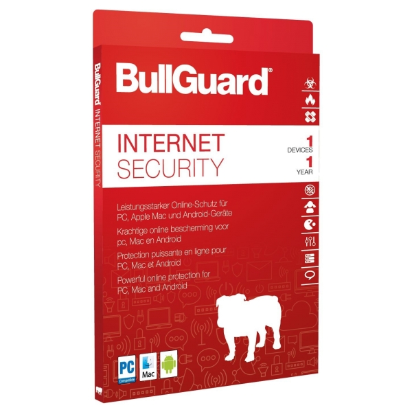 BullGuard Internet Security 2020 pełna wersja, 1 Rok